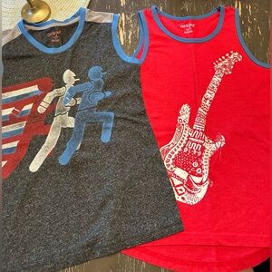 Set of 6    Super cute Kids Size Small Tank Tops.